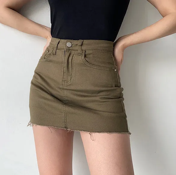 themeisles - Edgy Gal Denim Skirt