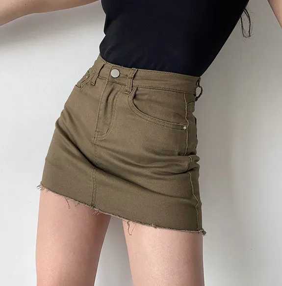 themeisles - Edgy Gal Denim Skirt