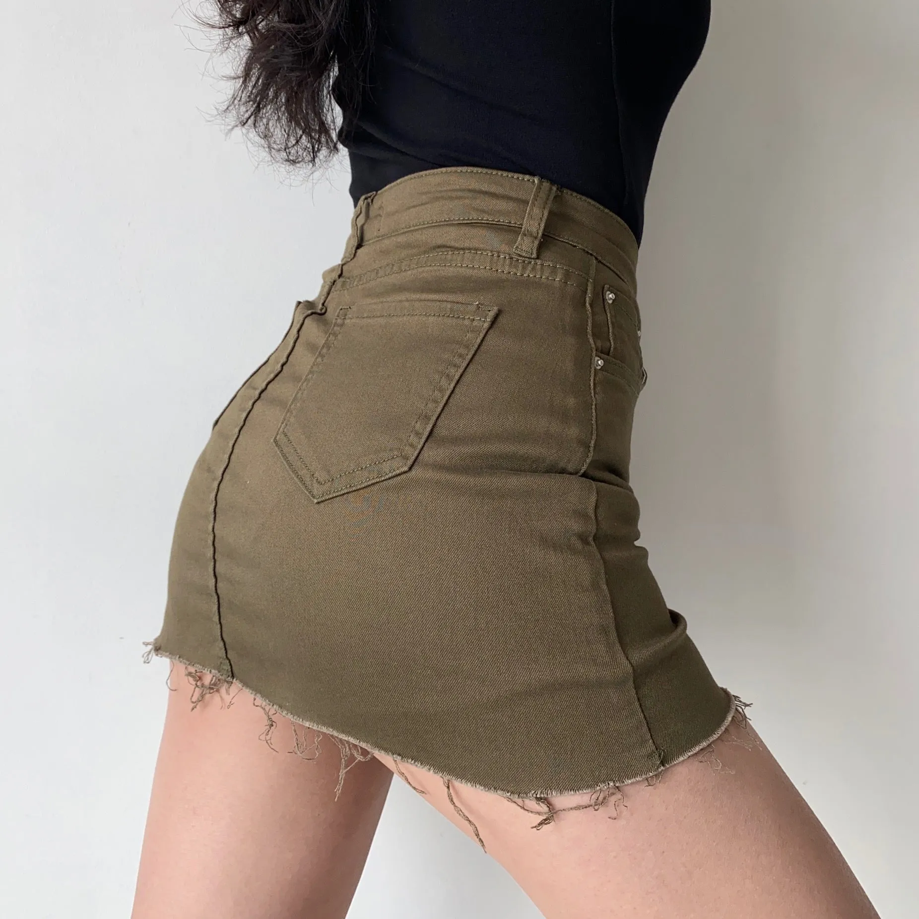themeisles - Edgy Gal Denim Skirt