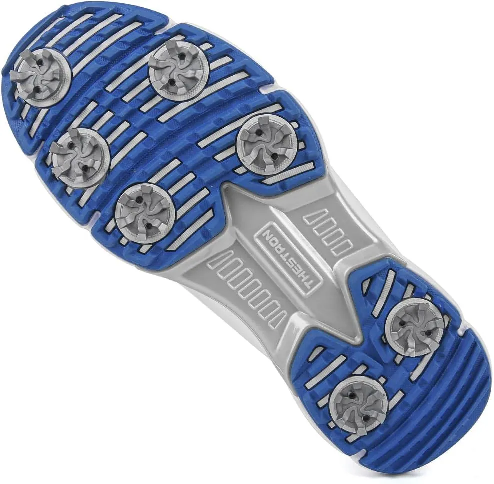 THESTRON Professional Men Waterproof Spikes Golf Shoes Sports Sneakers Male Golf Footwears New Zipper Men's Spikes Golf Shoes Man Non-Slip Walking Sneakers Slip-on Casual Golf Shoes