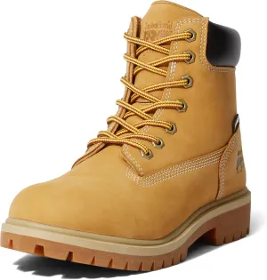 Timberland PRO Women's Direct Attach 6 Inch Soft Toe Insulated Waterproof Industrial Work Boot, Wheat-2024 NEW, 7M