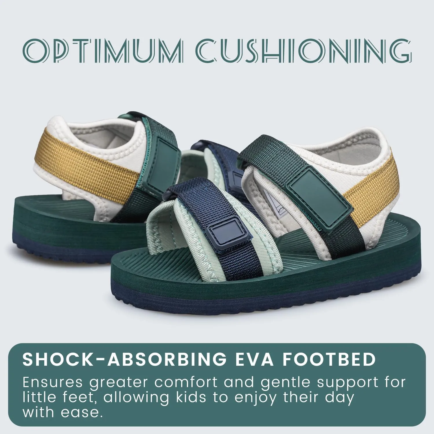 Toddler Little Kid Sandals Boys Girls Adjustable Strap Open-Toe Summer Outdoor Unisex Child Sport Beach Sandals(Toddler/Little Kid/Big Kid)