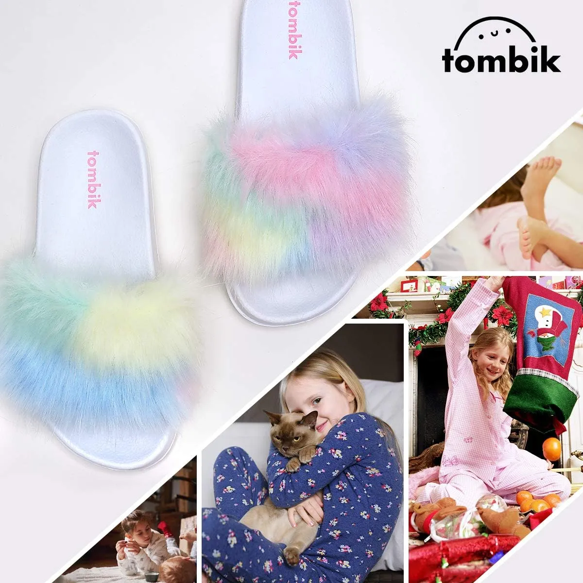 tombik Boys & Girls Beach/Pool Slides Sandals | Kids Water Shoes (Little Kid/Big Kid)