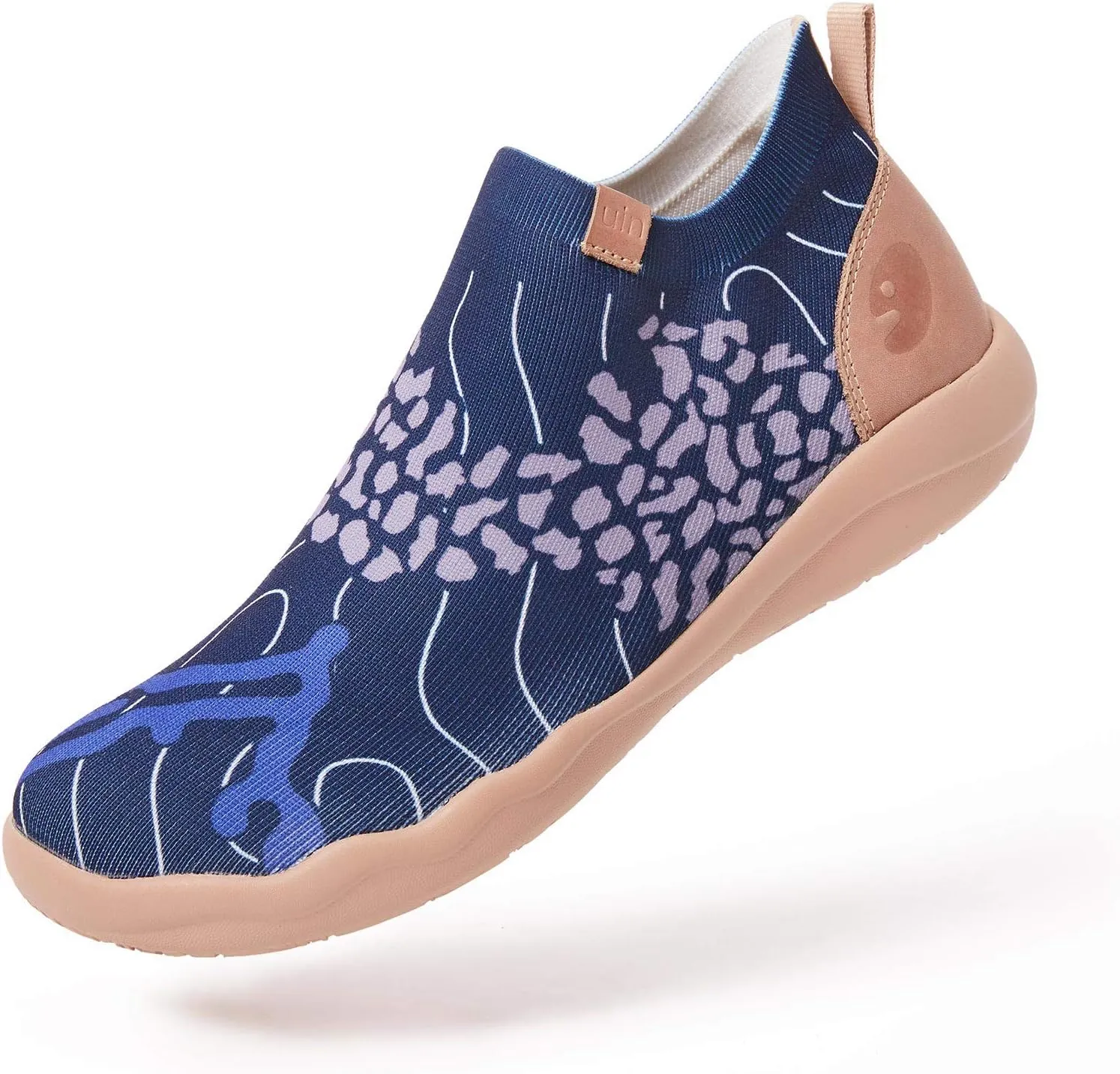 UIN Men's Walking Shoes Slip On Knitted Casual Boots Lightweight Comfort Fashion Sneaker The New Us