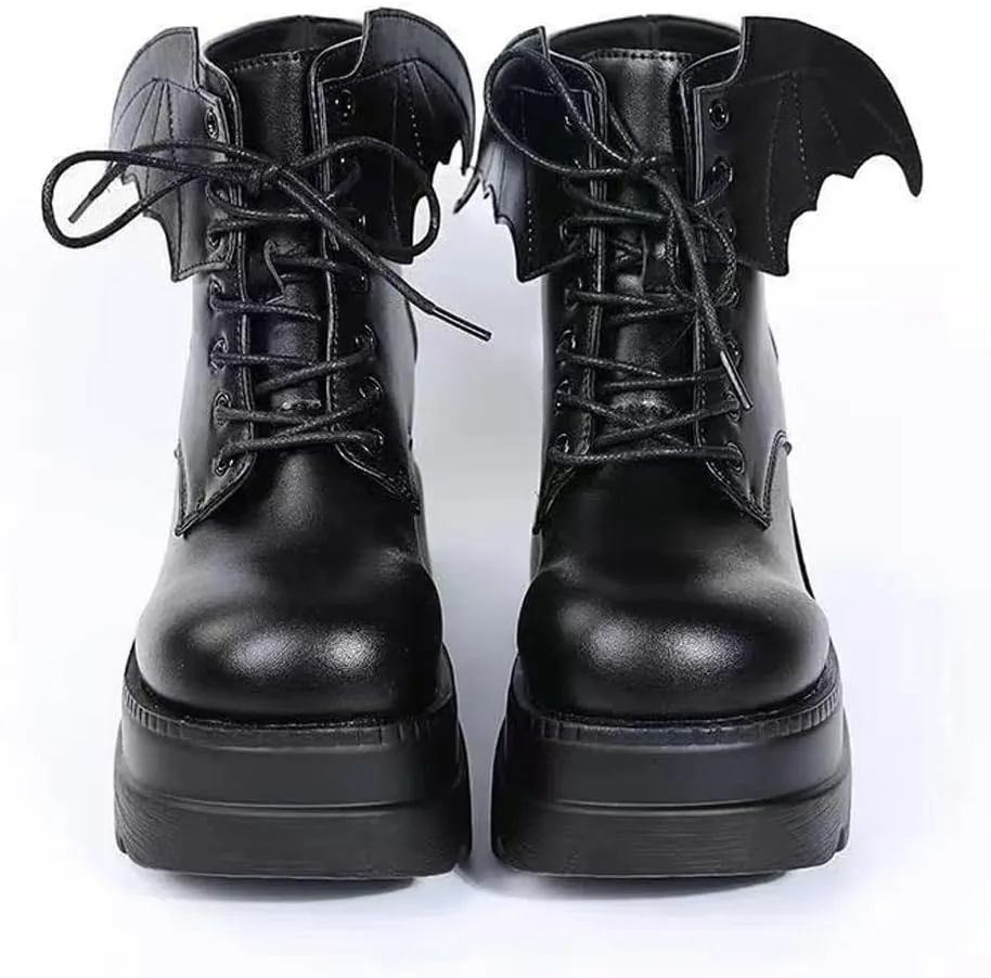 Ulalaza Women Mary Jane Dress Pumps Lolita Shoes Cute Platform Gothic Double Ankle Strap Round Toe Chunky Heel Uniform Pumps Shoes Perfect for School Party Business Work Dance Date Night Club