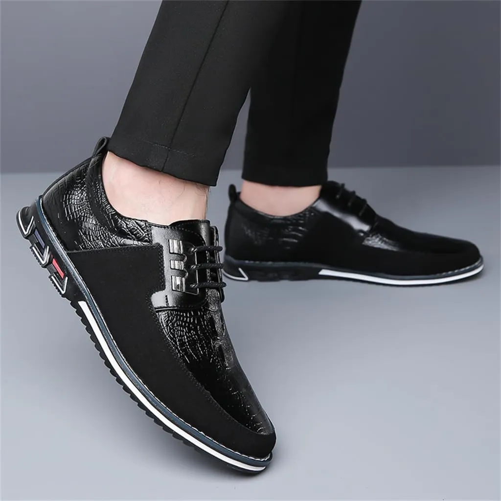 Veslexth Men's Loafer Dress Shoes Fashion Casual Lace-Up Walking Sneakers Comfortable Business Work Sport Shoes