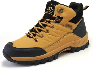 Veslexth Mens Snow Boots Insulated Waterproof Winter Shoes Non-slip Outdoor with Removable Lining for Men Fur Lined Casual Hiking Lightweight Anti-Slip Water-Resistant Footwear
