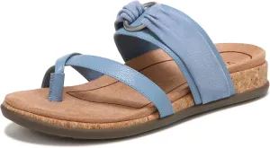 Vionic Women's Copal Landyn Strappy Comfort Sandals- Supportive Comfortable Sandals That Includes a Concealed Orthotic Insole That Provides Arch Support, Stability, and Cushion, Sizes 5-12