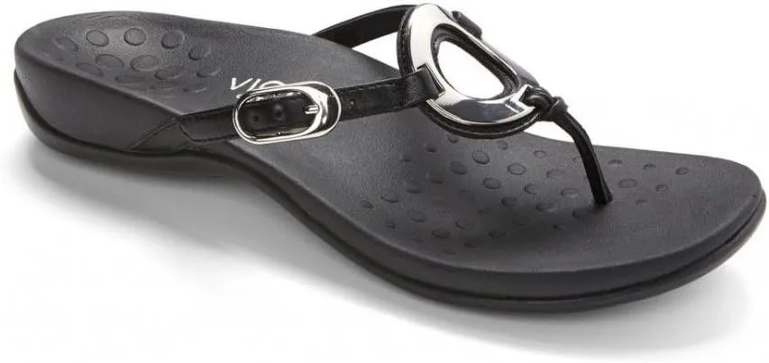 Vionic Women's Rest Karina Backstrap Sandal- Supportive Ladies Slip on Sandals That Include Three-Zone Comfort with Orthotic Insole Arch Support, Medium and Wide Fit