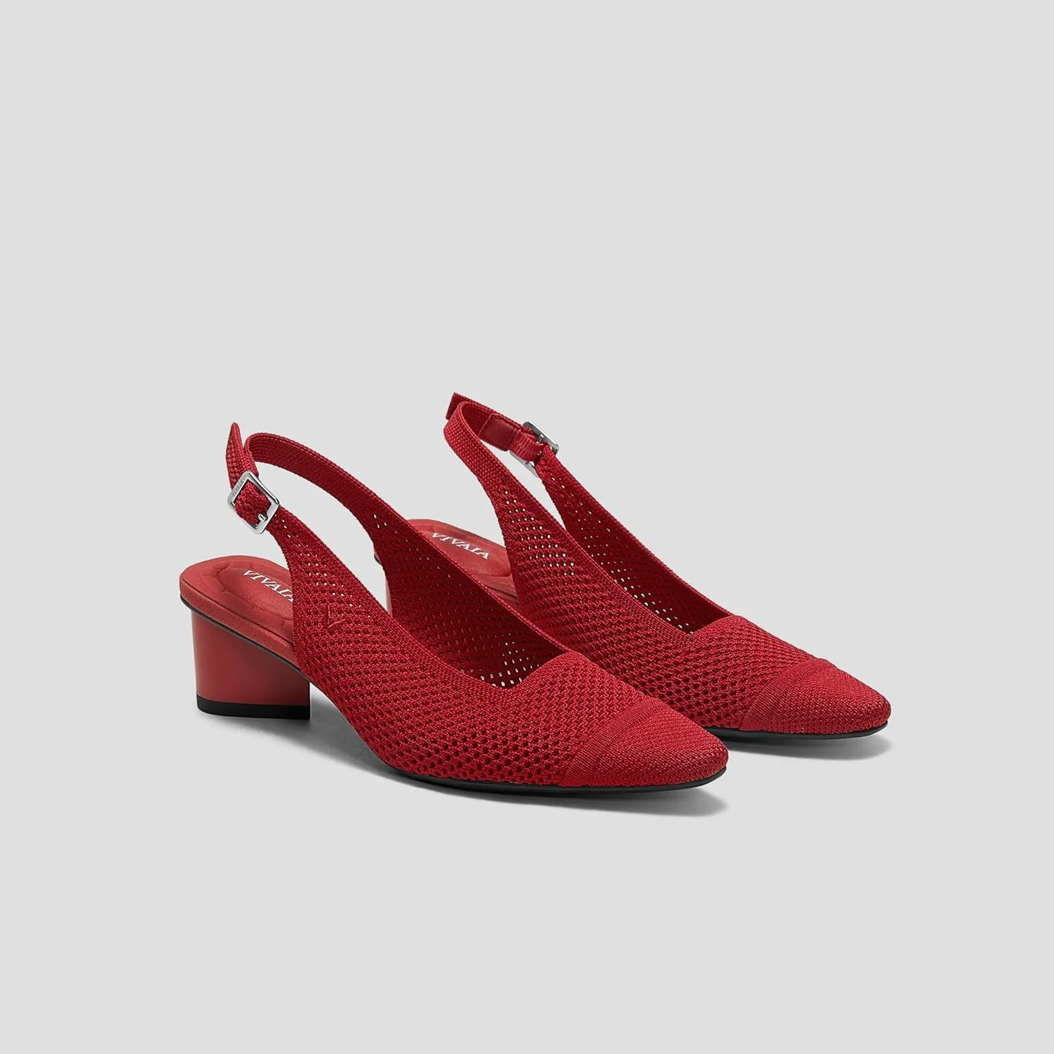 VIVAIA Leah Pro Pointed-Toe Slingback Sandals for women droplet-shaped heel adjustable Strap Party Dress Shoes