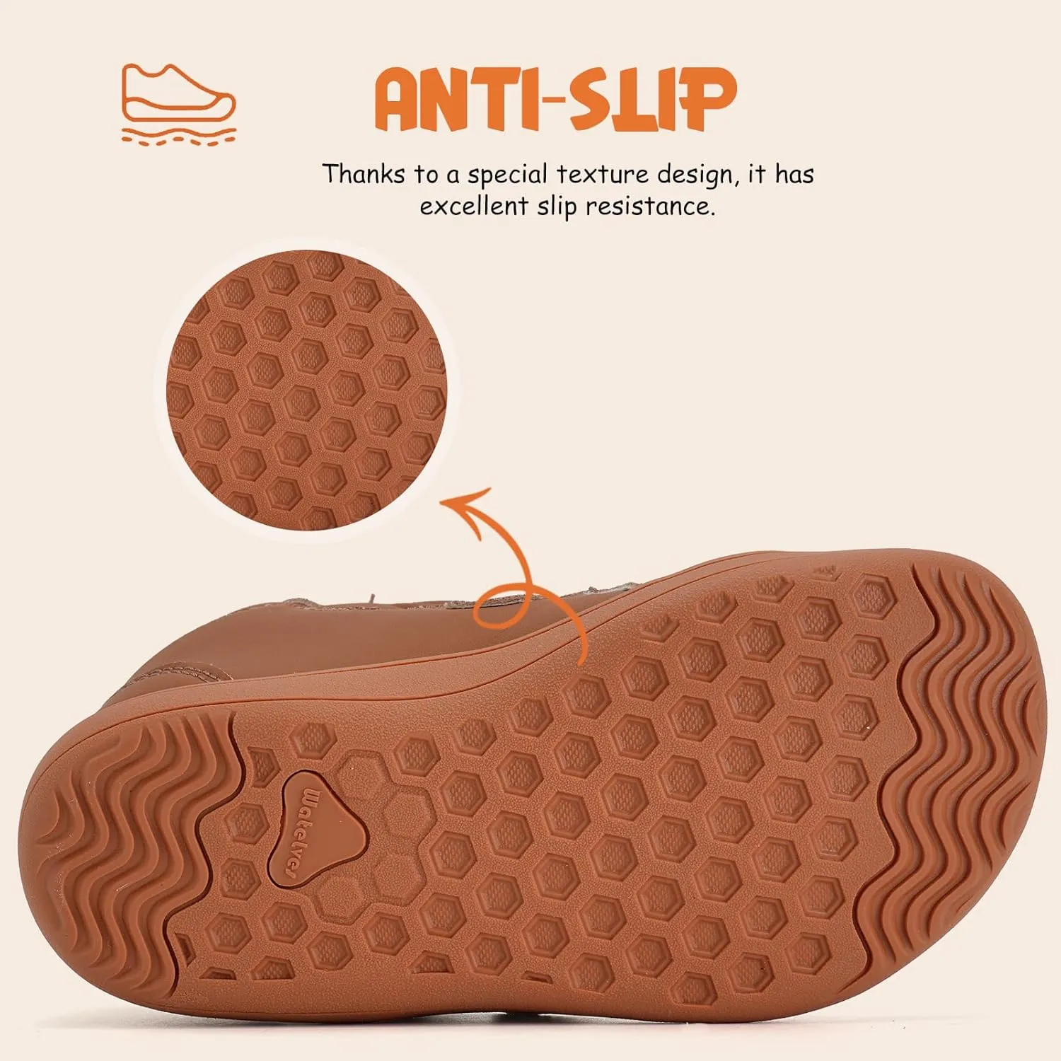 WateLves Toddler Little Kids Wide Barefoot Shoes Boys Girls Winter High Top Minimalist Sneakers Ankle Boots Leather Uniform Dress Shoes Naturally Splay