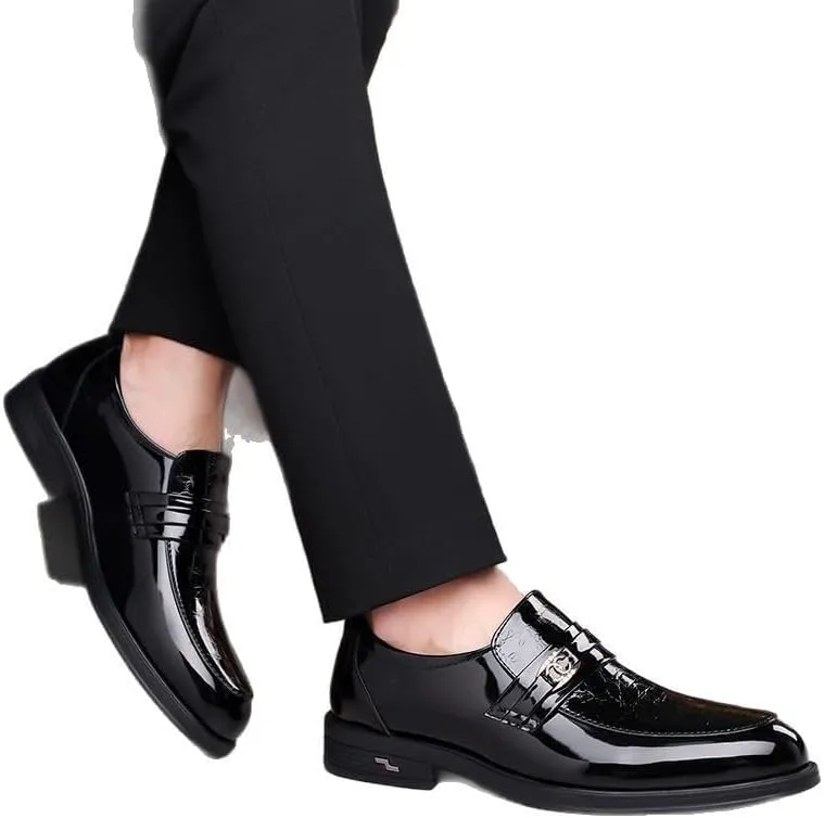 Water-Resistant Men's Driving Moccasins with Flexible Sole, Genuine Leather Upper for Long Commutes & Casual Fridays, Lightweight Travel Loafers Shoes