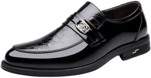 Water-Resistant Men's Driving Moccasins with Flexible Sole, Genuine Leather Upper for Long Commutes & Casual Fridays, Lightweight Travel Loafers Shoes