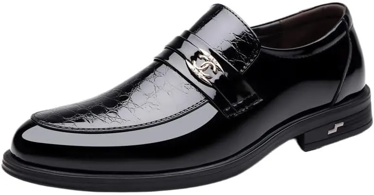Water-Resistant Men's Driving Moccasins with Flexible Sole, Genuine Leather Upper for Long Commutes & Casual Fridays, Lightweight Travel Loafers Shoes