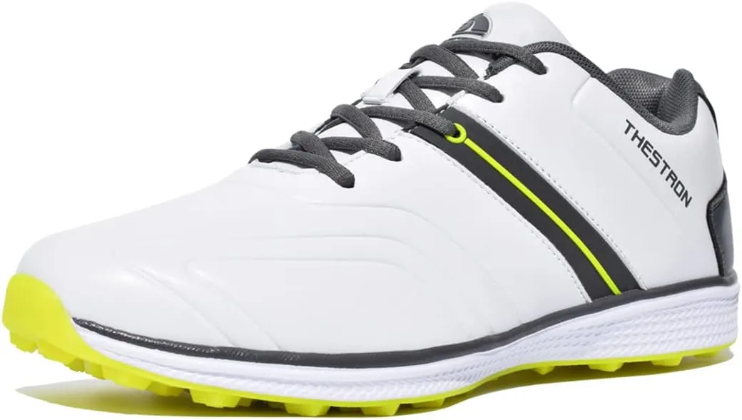 Waterproof Golf Shoes for Men, Spikeless Golf Sport Training Sneakers Outdoor Air Cushion Golf Trainers