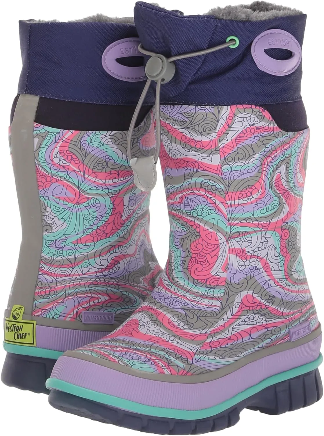 Western Chief Unisex-Child Waterproof Insulated Winterprene Boot Snow