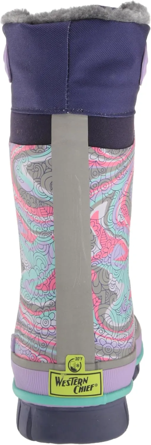 Western Chief Unisex-Child Waterproof Insulated Winterprene Boot Snow