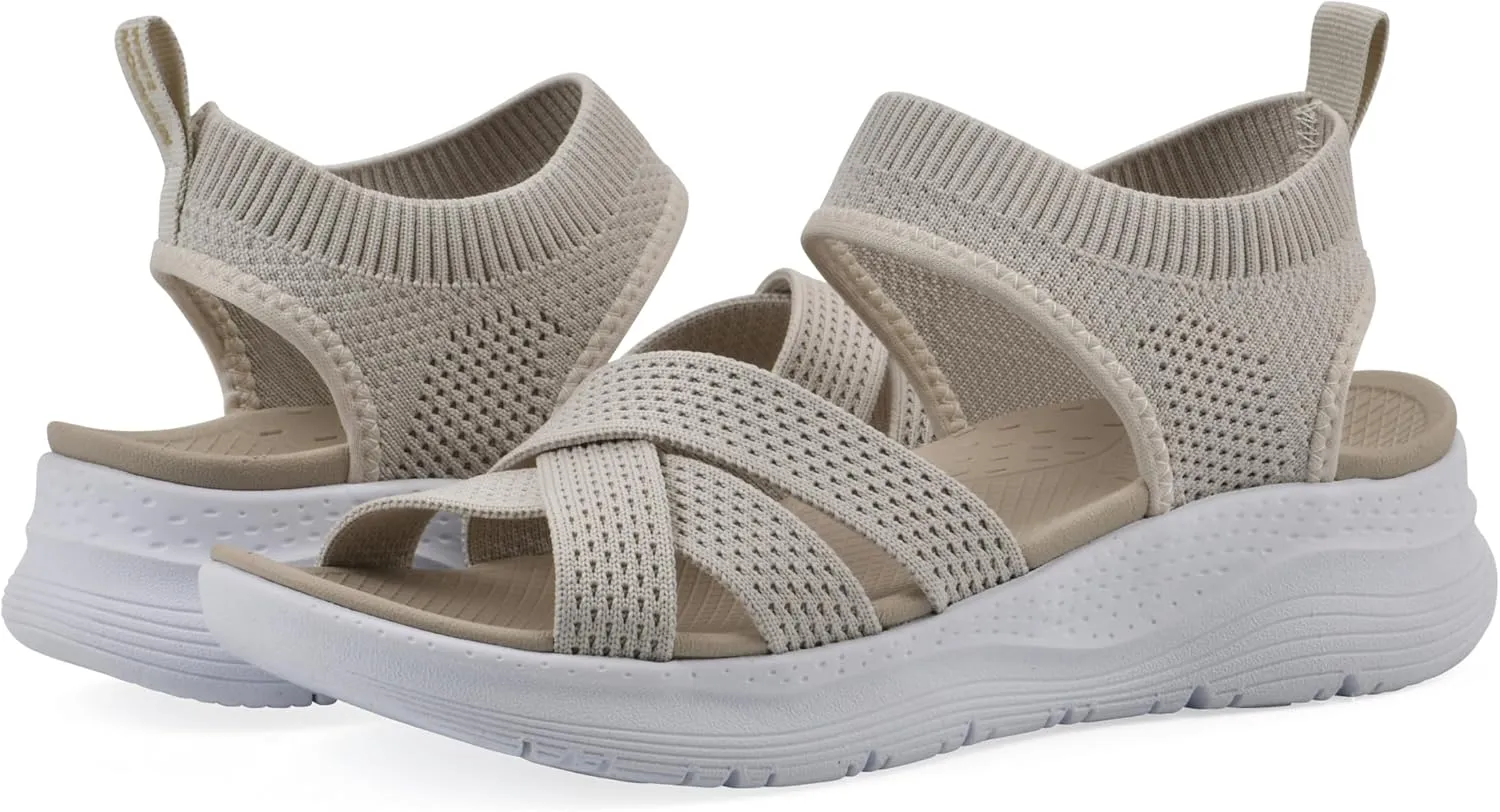 WHITE MOUNTAIN Fom Recovery Women's Charry Strappy Slip-On Sandal