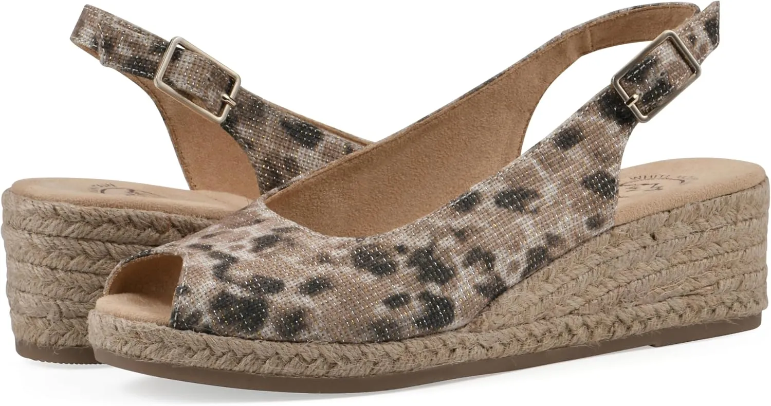 WHITE MOUNTAIN Women's Maize Espadrille Wedge Sandal