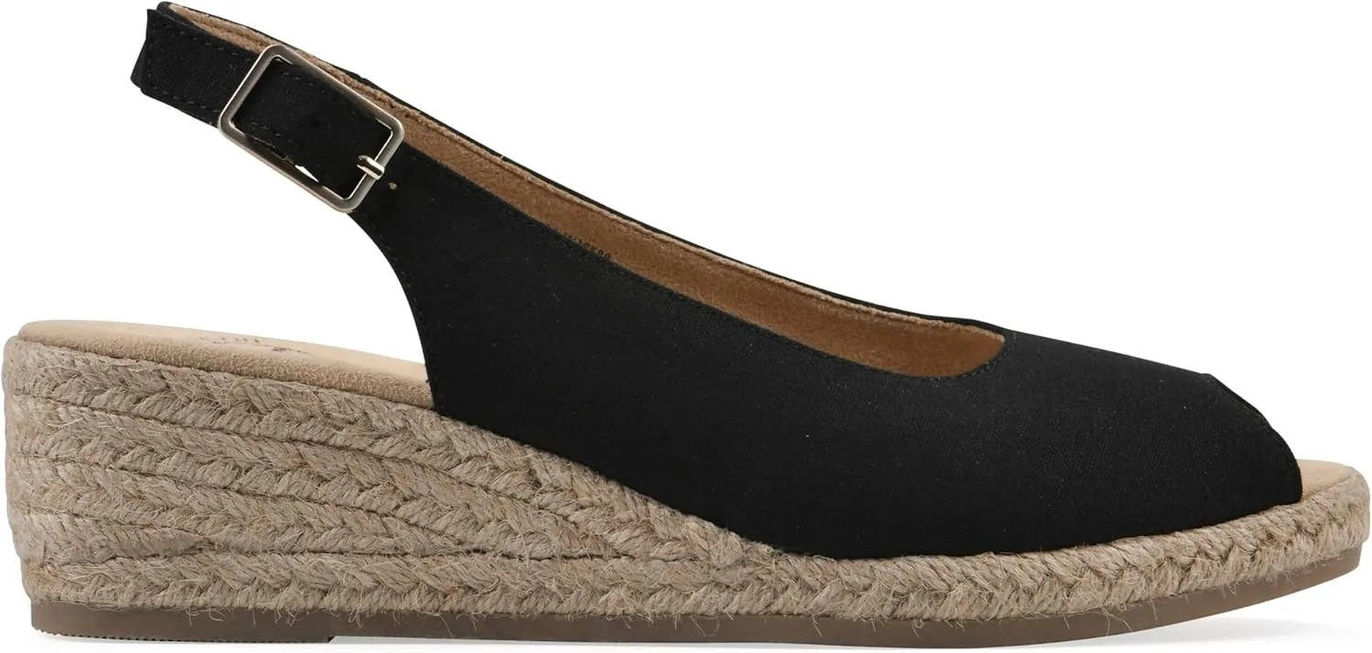 WHITE MOUNTAIN Women's Maize Espadrille Wedge Sandal
