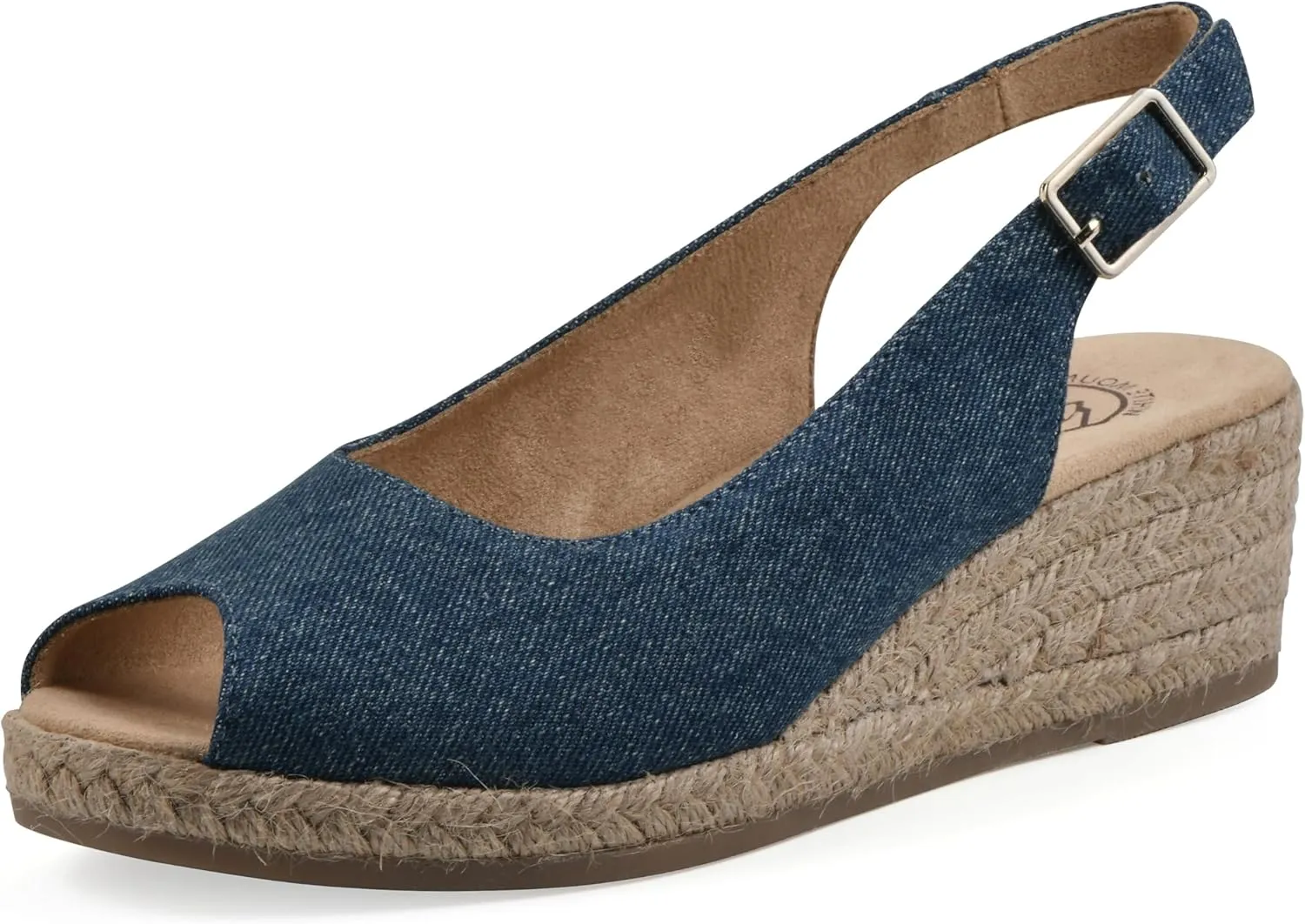 WHITE MOUNTAIN Women's Maize Espadrille Wedge Sandal