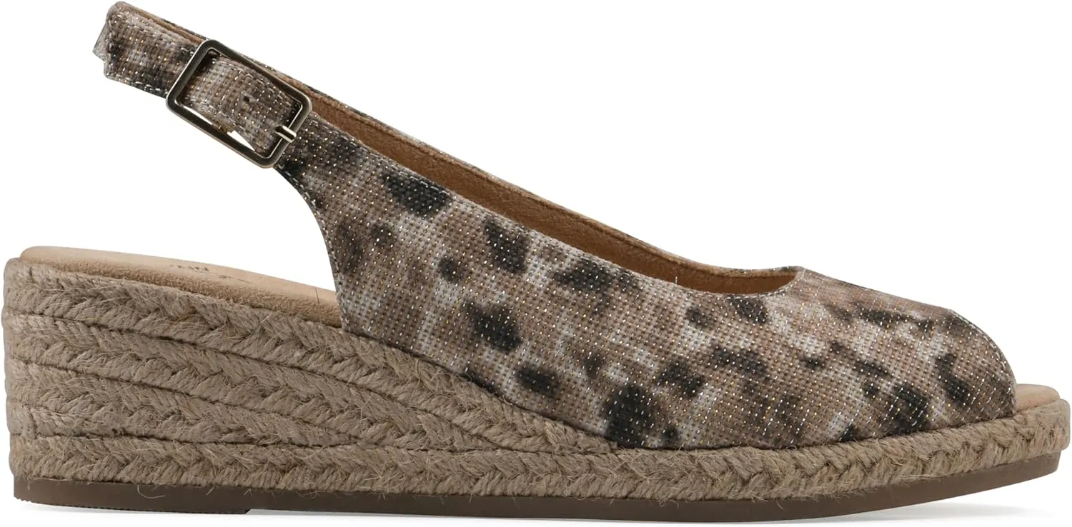 WHITE MOUNTAIN Women's Maize Espadrille Wedge Sandal