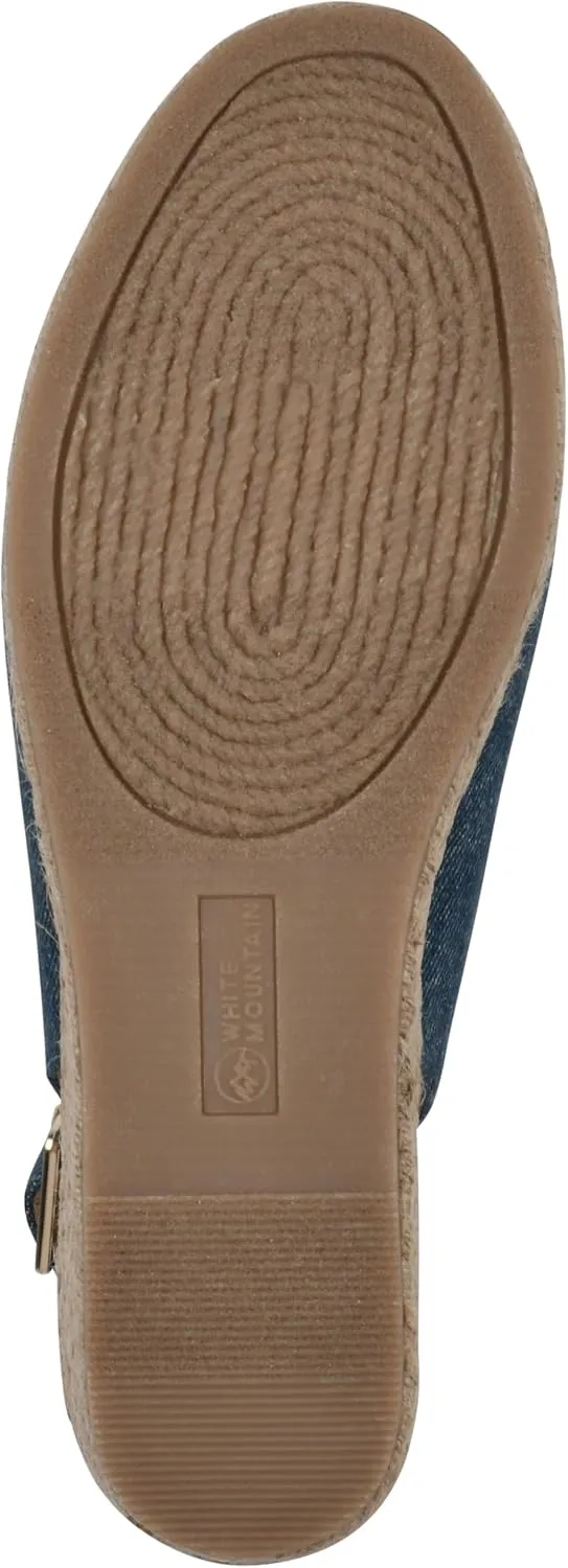 WHITE MOUNTAIN Women's Maize Espadrille Wedge Sandal