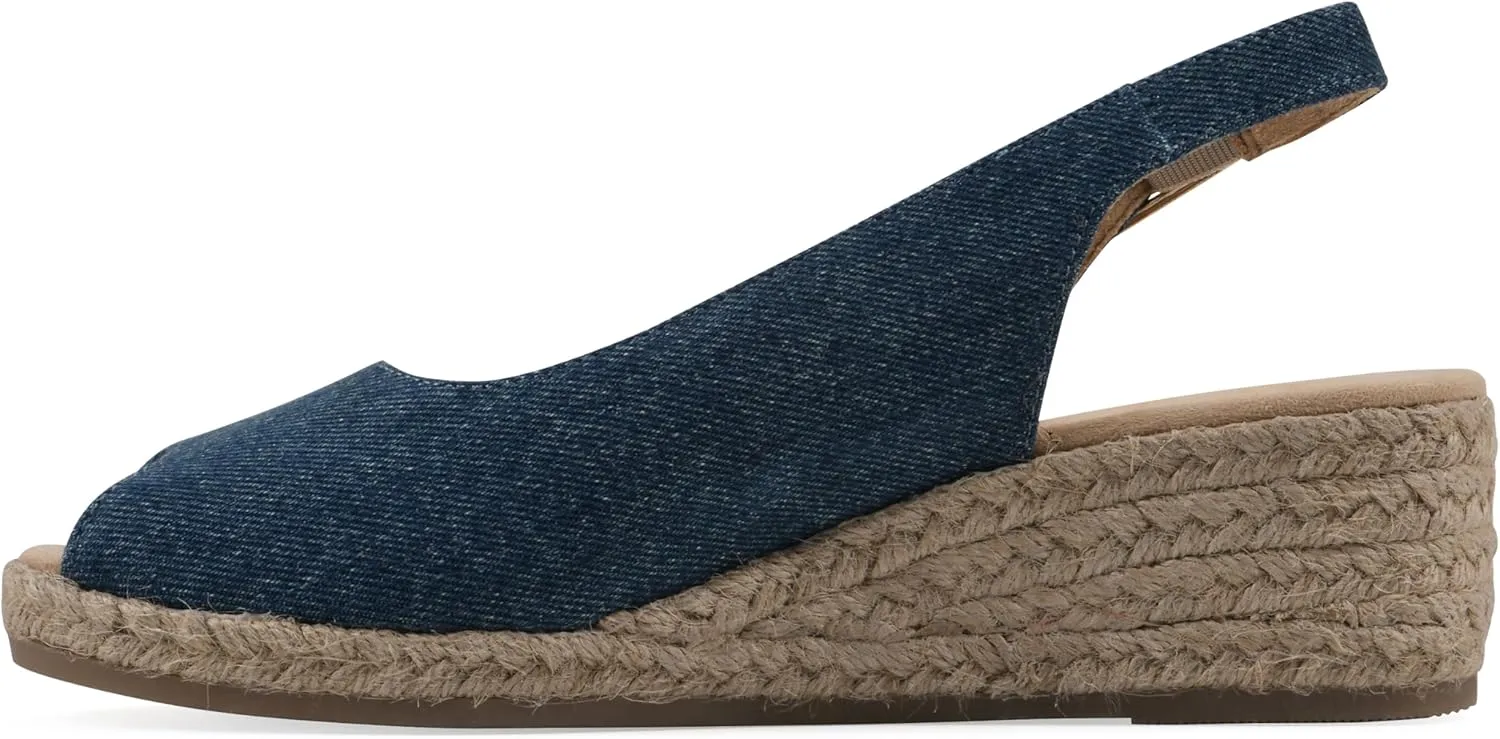 WHITE MOUNTAIN Women's Maize Espadrille Wedge Sandal