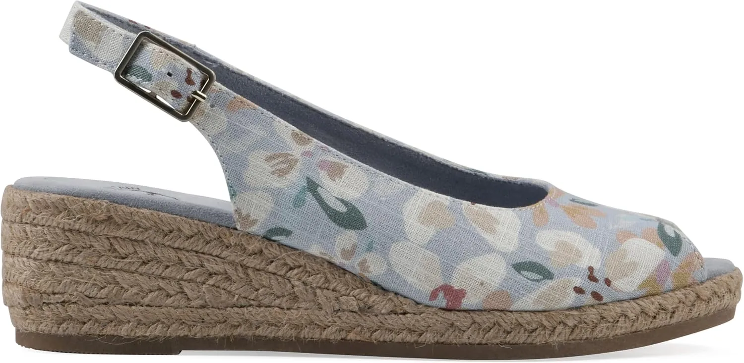 WHITE MOUNTAIN Women's Maize Espadrille Wedge Sandal