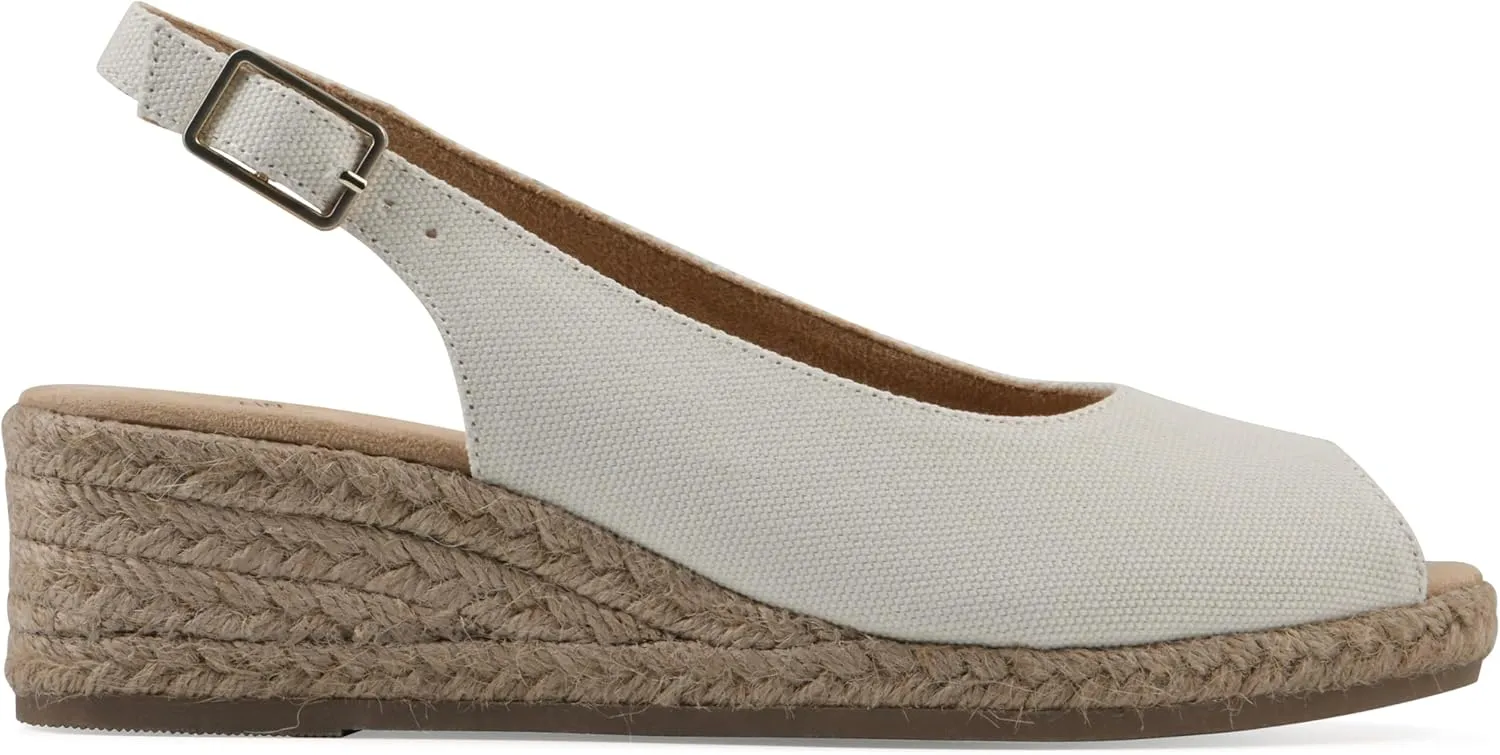 WHITE MOUNTAIN Women's Maize Espadrille Wedge Sandal