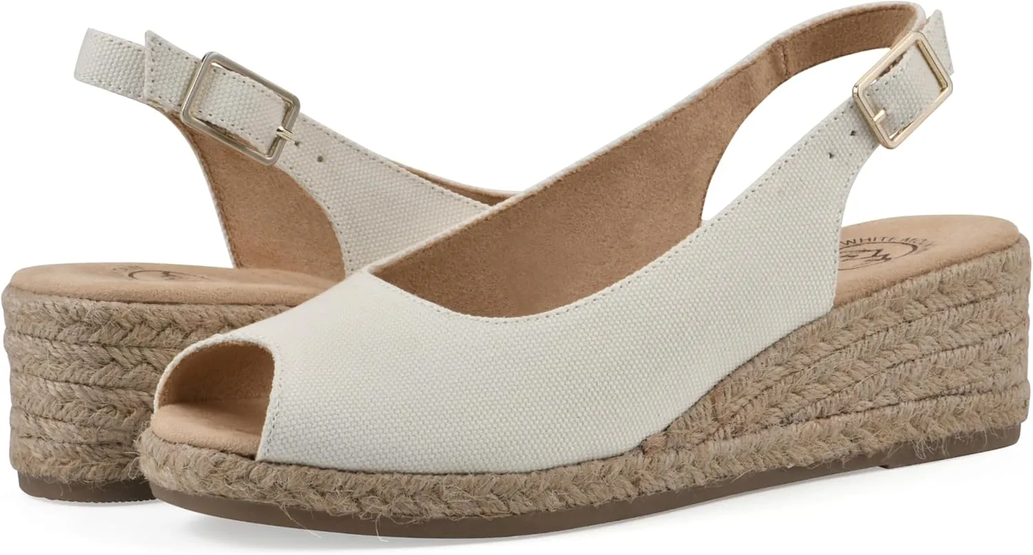 WHITE MOUNTAIN Women's Maize Espadrille Wedge Sandal