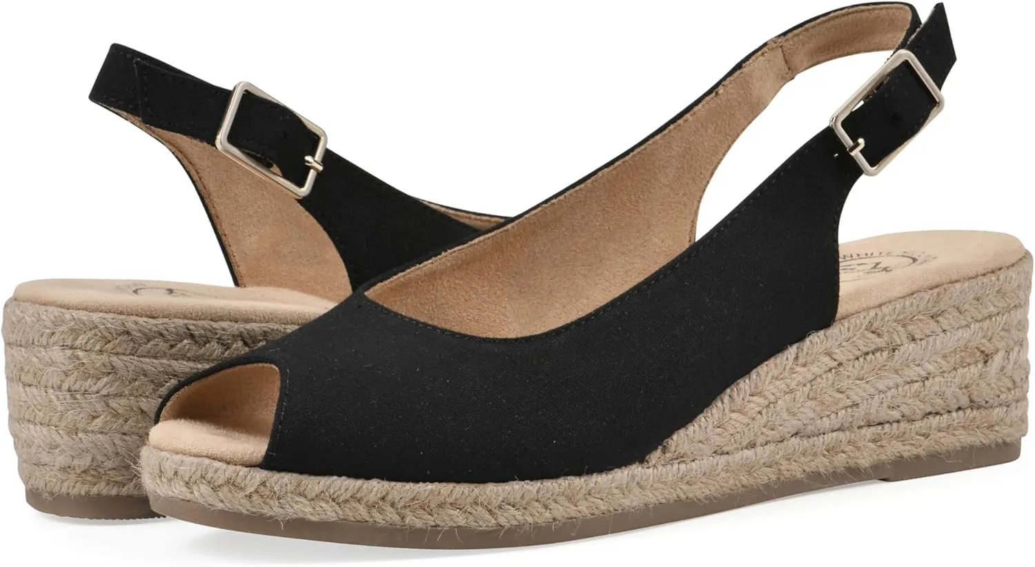 WHITE MOUNTAIN Women's Maize Espadrille Wedge Sandal