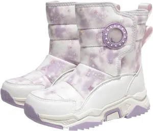 Winter Snow Boots For Kids Boys Girls Childrens 𝐖aterproof Shoes Thick Warm Ski Booties Fashion Comfy Non Slip