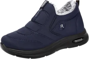 Winter Thermal Boots for Women Arch Support Women's Warm Snow Winter Warm Hiking Work Comfy Boots Sneakers Slip on Walking Shoes Insulated Comfortable Ankle Booties