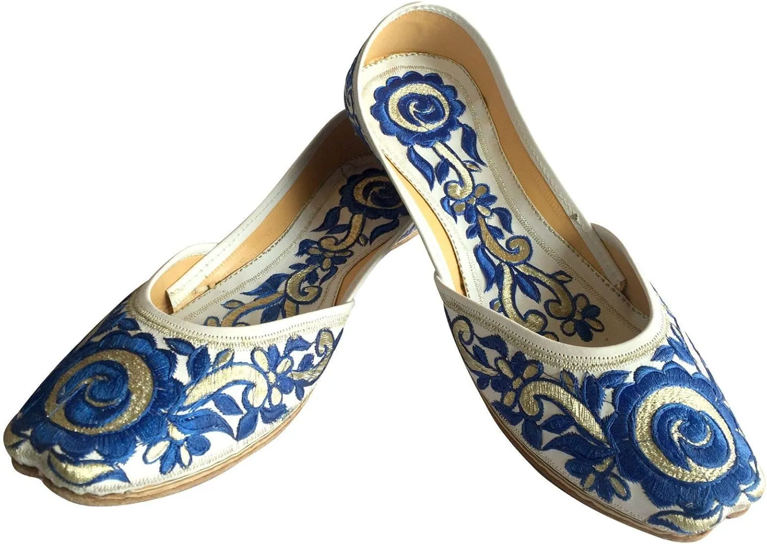 Women Flat Ballerina Comfortable Punjabi Jutti Khussa Shoes Ethnic Loafers Pumps