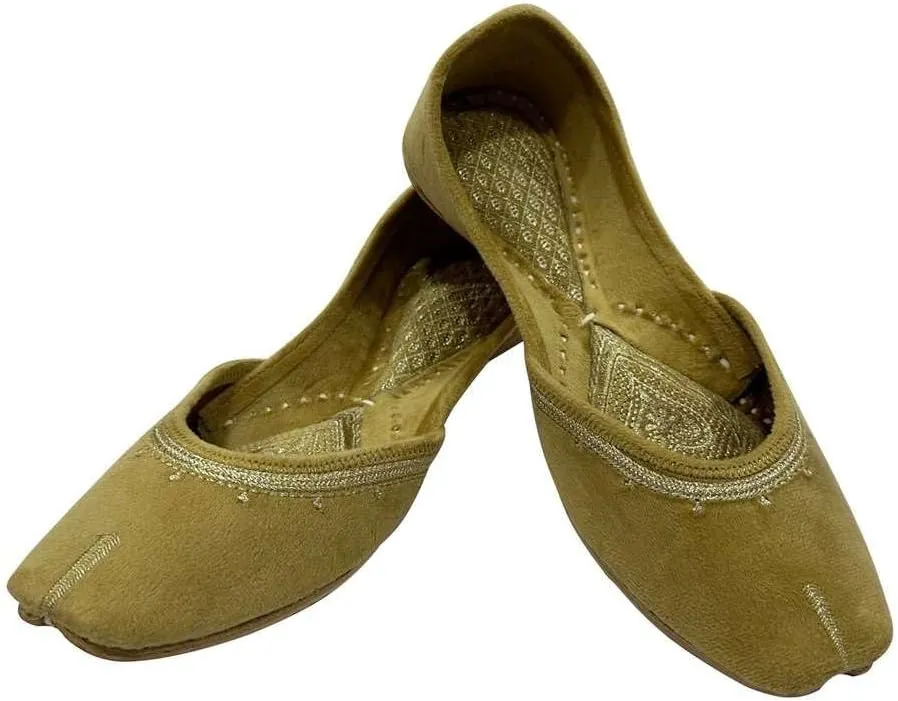 Women Flat Ballerina Comfortable Punjabi Jutti Khussa Shoes Ethnic Loafers Pumps