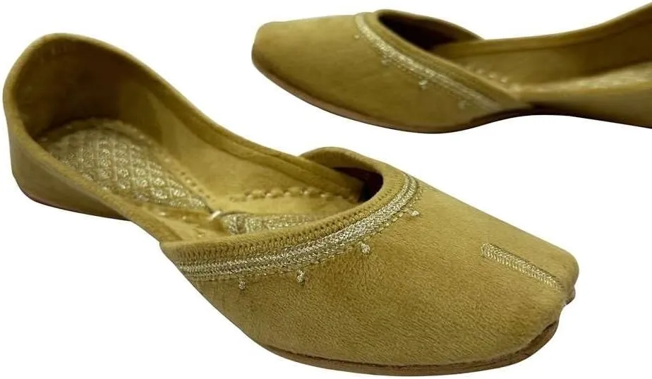 Women Flat Ballerina Comfortable Punjabi Jutti Khussa Shoes Ethnic Loafers Pumps