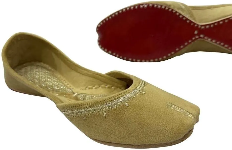 Women Flat Ballerina Comfortable Punjabi Jutti Khussa Shoes Ethnic Loafers Pumps