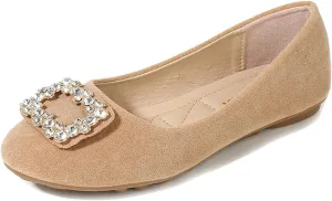 Women Loafers Flat Shoes Rhinestone Bow Summer Slip ons