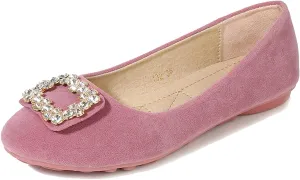 Women Loafers Flat Shoes Rhinestone Bow Summer Slip ons