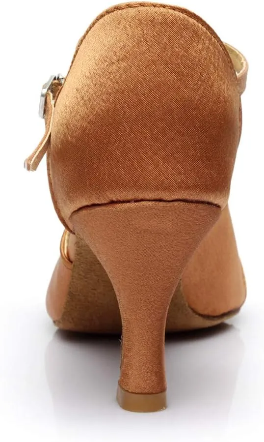 Women Open Toe Heeled Sandals Chunky Block Heel Strappy Ankle Strap Comfortable Shoes