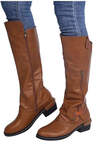 Women Vintage Victorian Gothic Mid Calf Height Boots Casual Lace up Thick High Heels Booties Winter Warm Shoes