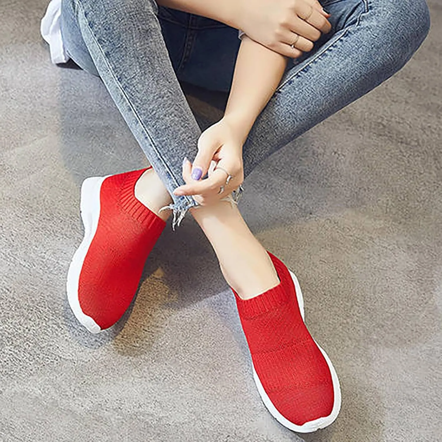 Women's Athletic Walking Shoes Slip On Casual Mesh Tennis Shoes Men Wide Width Women's Casual Shoes High Top Sneakers Brown Tennis Shoe Loafers Dress Shoe