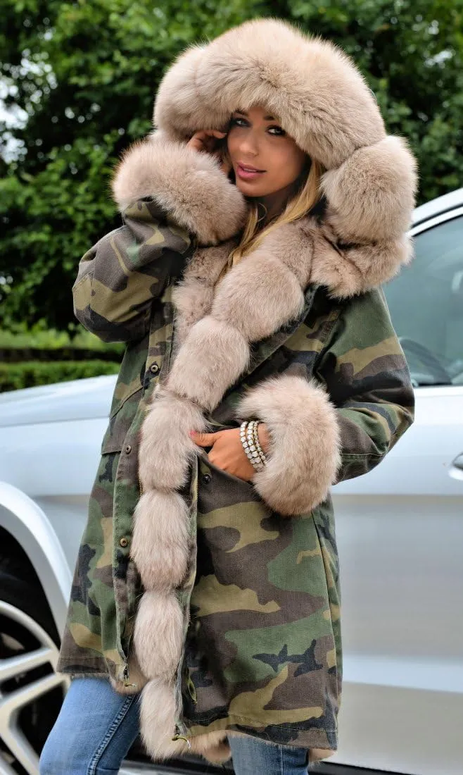 Women's Faux Fur Lined Coat Hooded Warm Winter Outwear Thicken Jackets Parka Long Cardigan