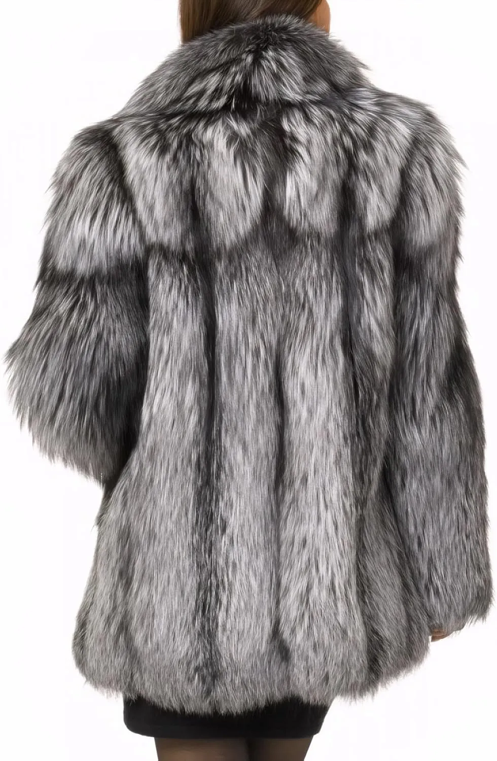 Womens Fuax Fur Coat Winter Warm Fluffy Faux Fur Parka Jacket Thick Plus Size Outerwear Overcoat