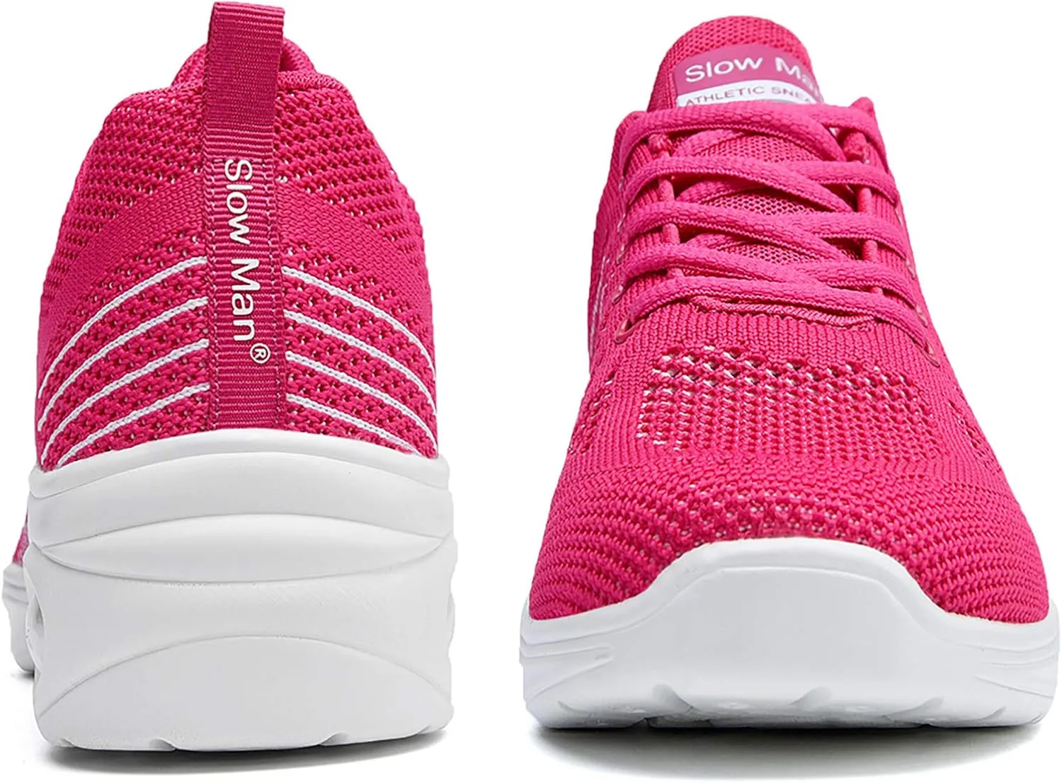 Women's Jazz Shoes Lace-up Sneakers - Breathable Air Cushion Lady Split Sole Athletic Walking Dance Shoes Platform