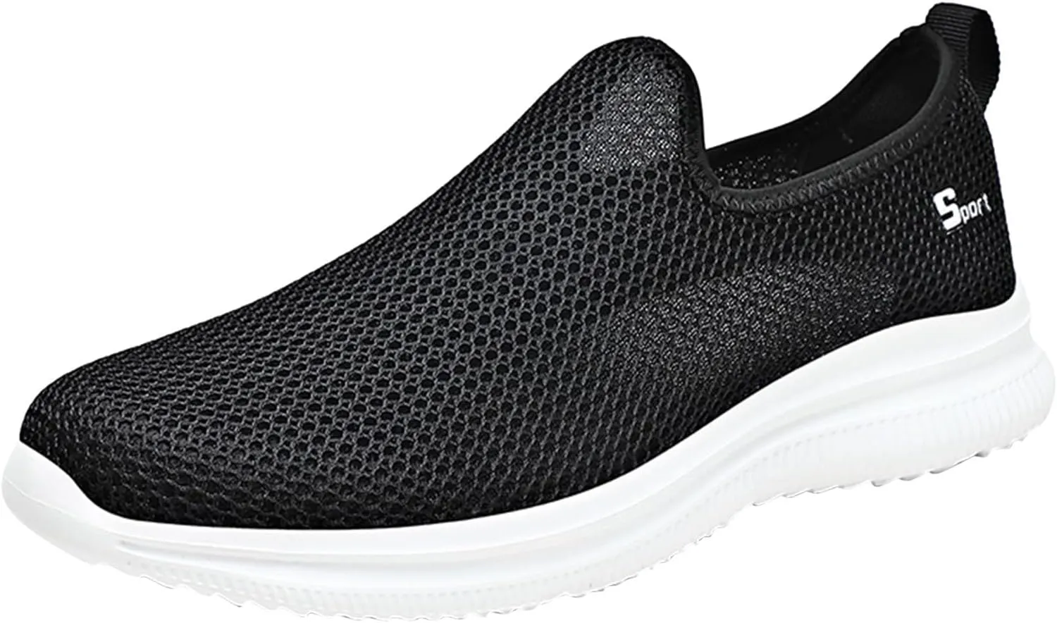 Womens Ladies Walking Running Shoes Slip On Lightweight Mens Running Shoes Mesh Women Casual Shoes Walking Sneakers Brown Tennis Shoe Casual Loafers