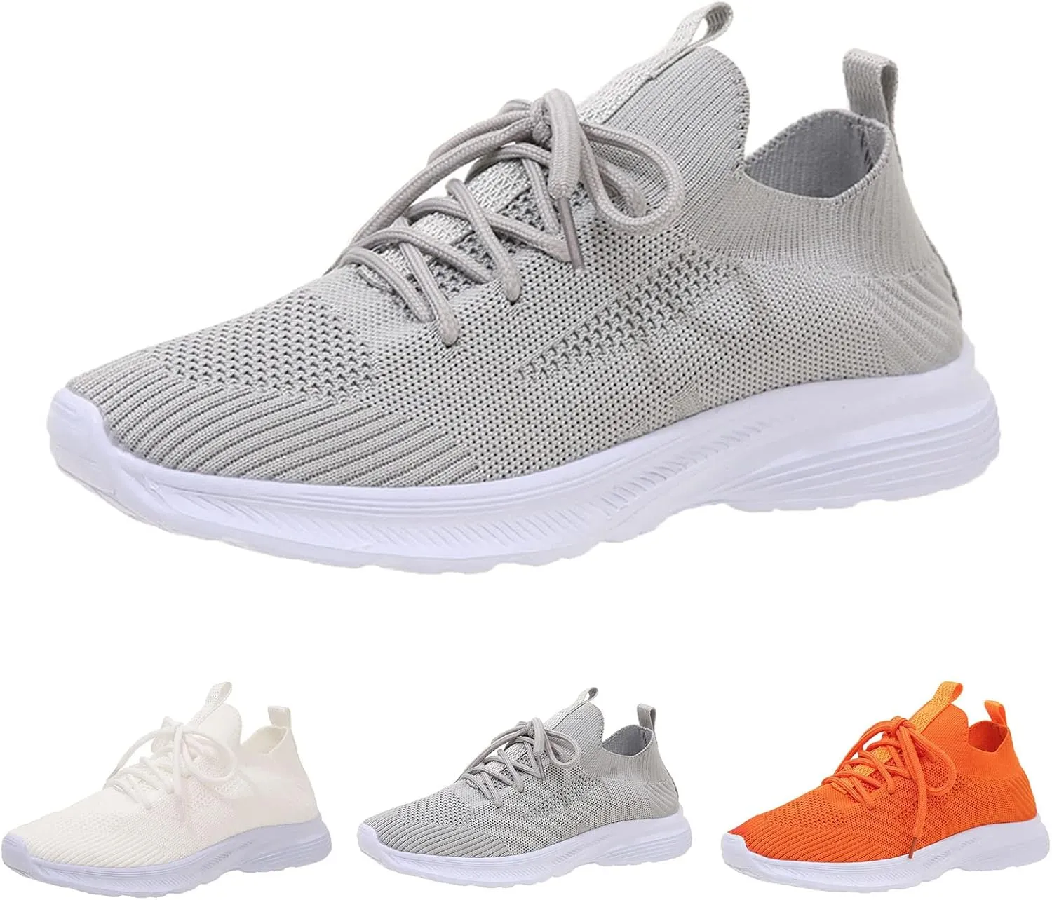 Womens Lightweight Breathable Flat Shoes Stylish Spand Summer Pumps Fashionable Woven Mesh Sports Sneakers Comfortable Red Flats