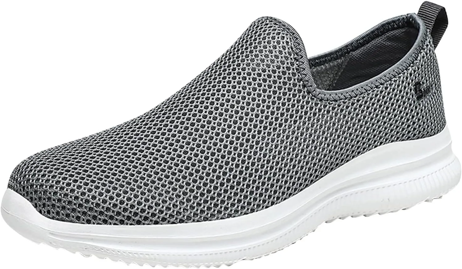 Women's Lightweight Slip On Walking Running Shoes Non Slip Work Shoes Women Slip On Men's Casual Dress Shoes Chunky Sneakers White Tennis Shoe White Loafers