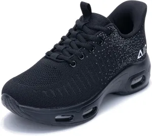 Womens Running Shoes Air Tennis Sneakers Slip On Athletic Shoes for Walking Gym Fitness